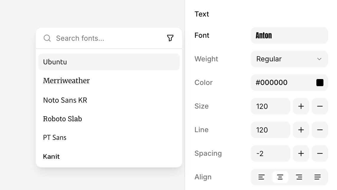 Font Picker